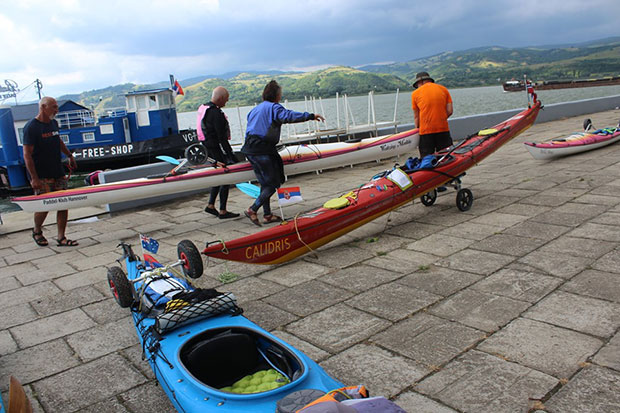 Учесници дунавске регате стигли у Велико Градиште (Фото)